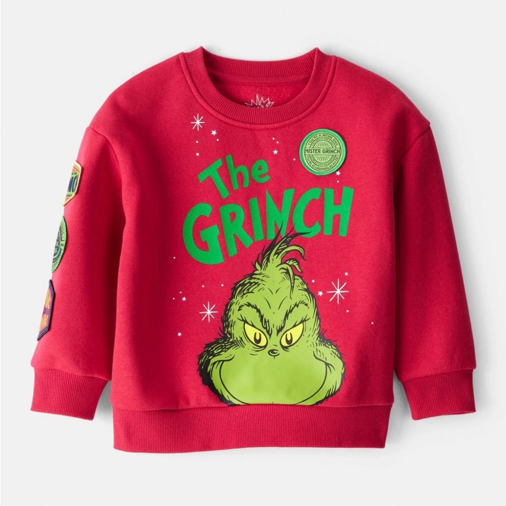 Carter's Red Grinch Sweatshirt